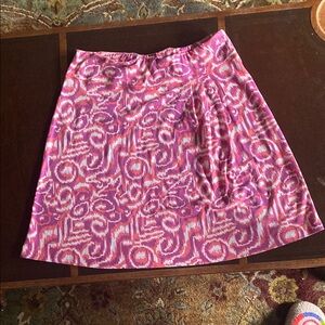 Title Nine Pink Patterned Women's Skirt